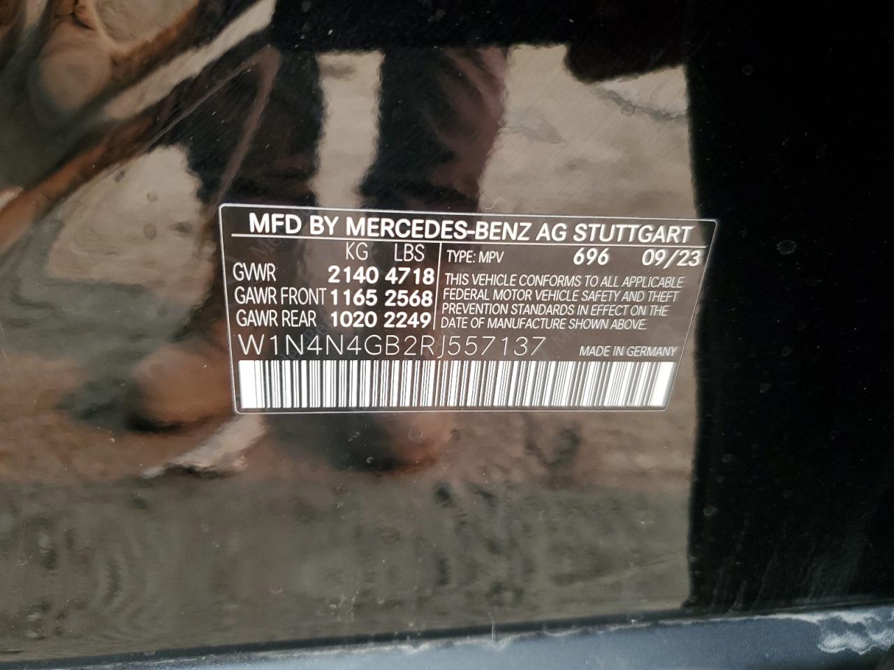 2024 MERCEDES-BENZ GLA 250 VIN:W1N4N4GB2RJ557137