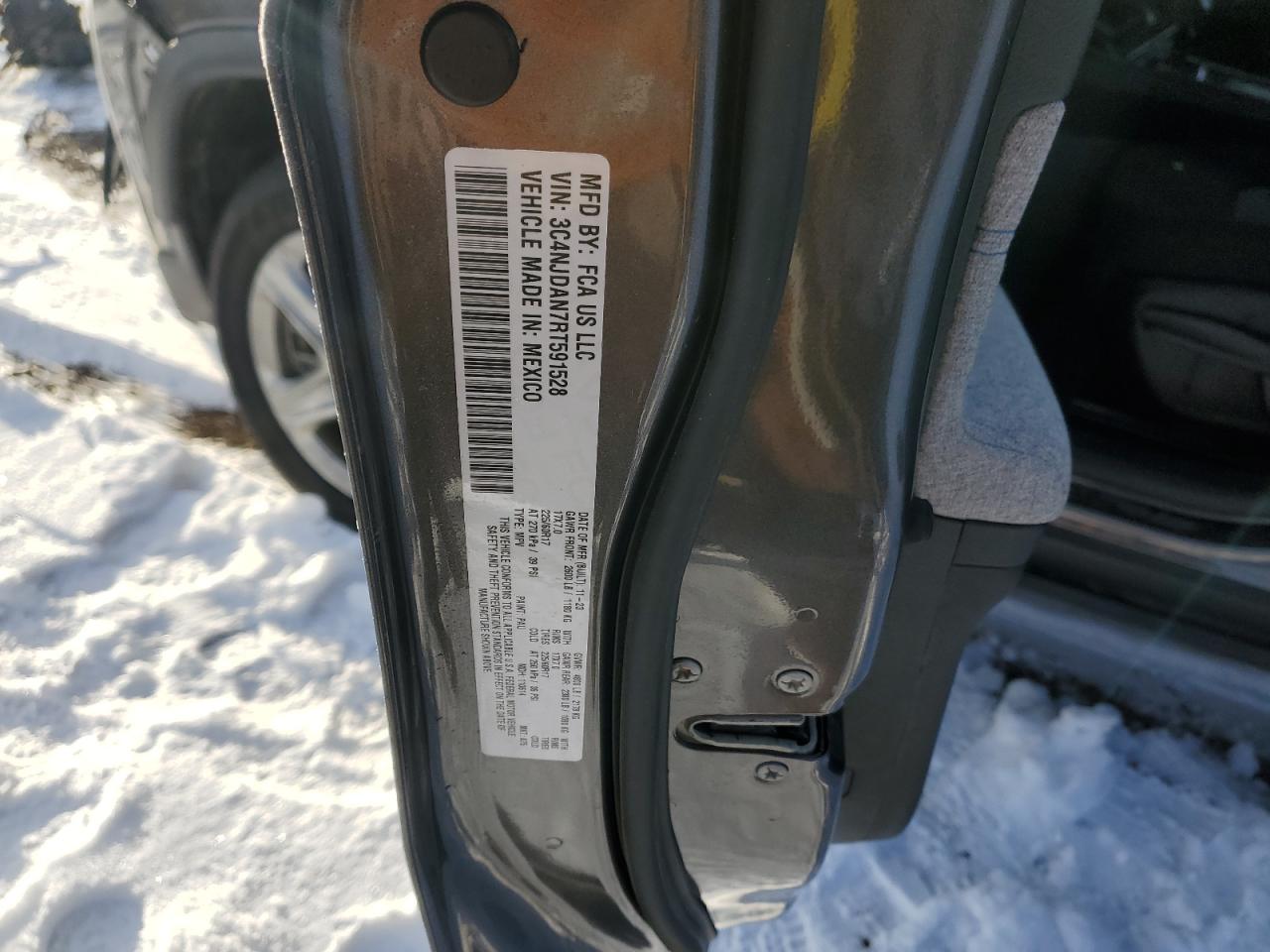 2024 JEEP WRANGLER SPORT VIN:1C4PJXDG0RW324491