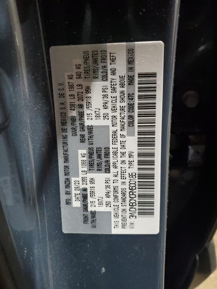 2024 MAZDA CX-30 PREFERRED VIN:3MVDMBCM0RM600185