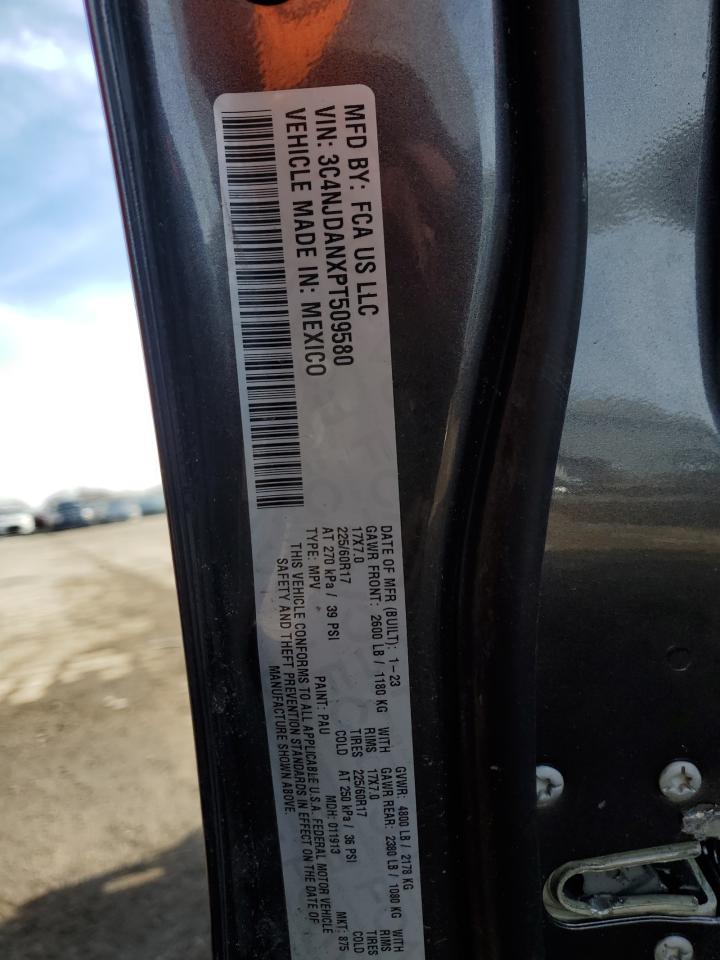 2023 JEEP COMPASS SPORT VIN:3C4NJDANXPT509580