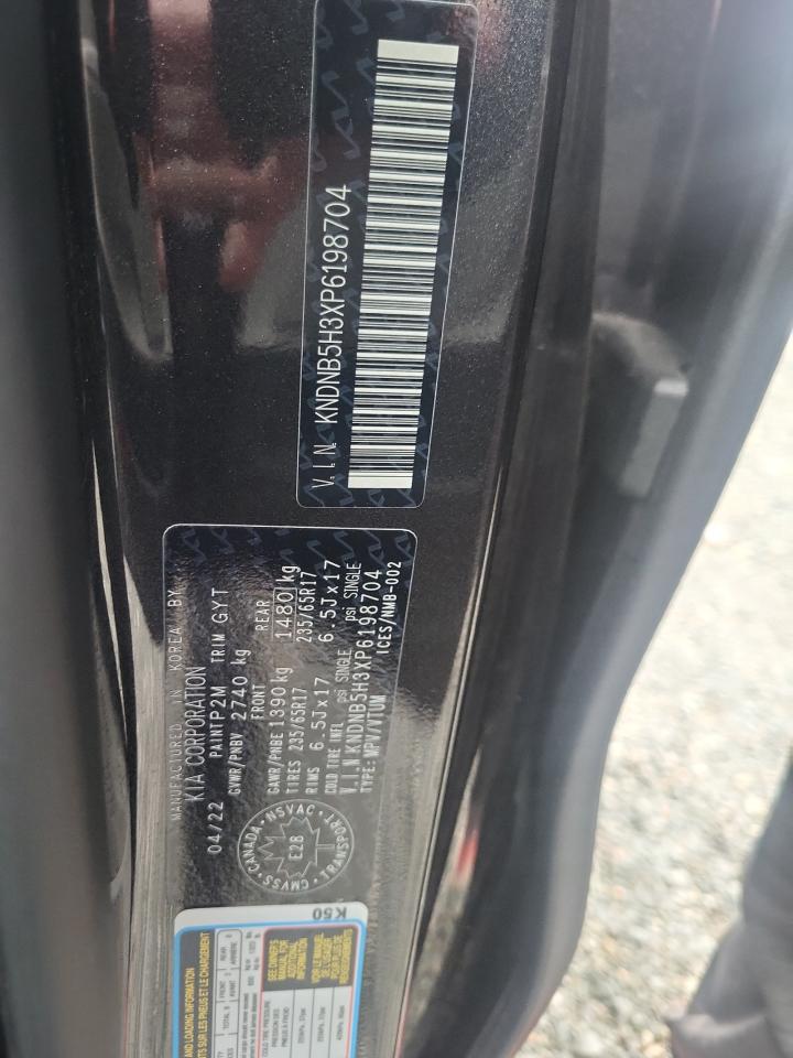 2023 KIA CARNIVAL LX VIN:KNDNB5H3XP6198704