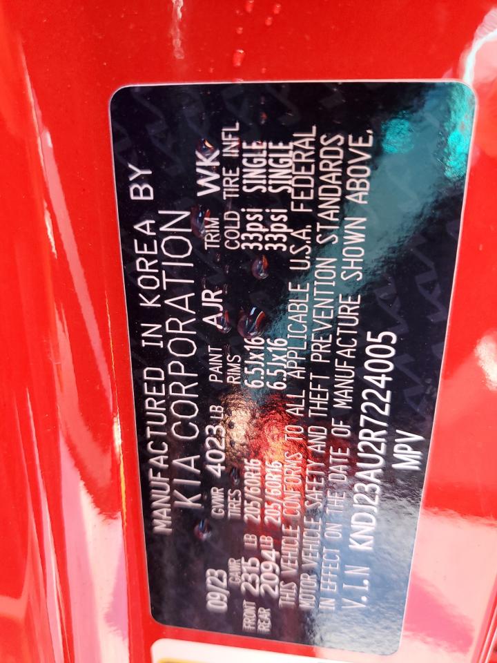 2024 KIA SOUL LX VIN:KNDJ23AU2R7224005