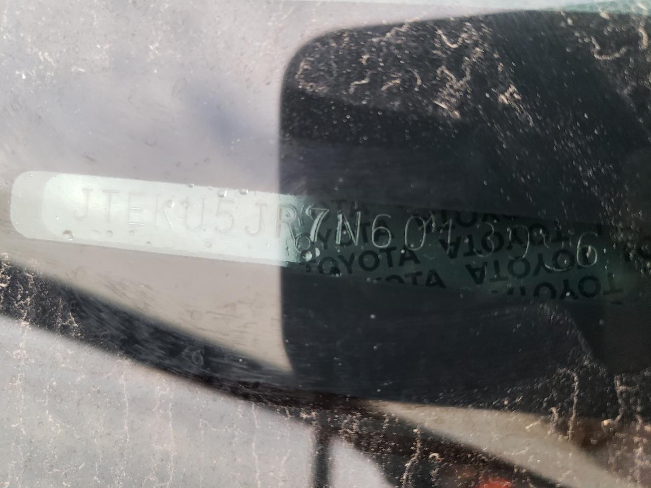 2022 TOYOTA 4RUNNER LIMITED VIN:JTEKU5JR7N6013996