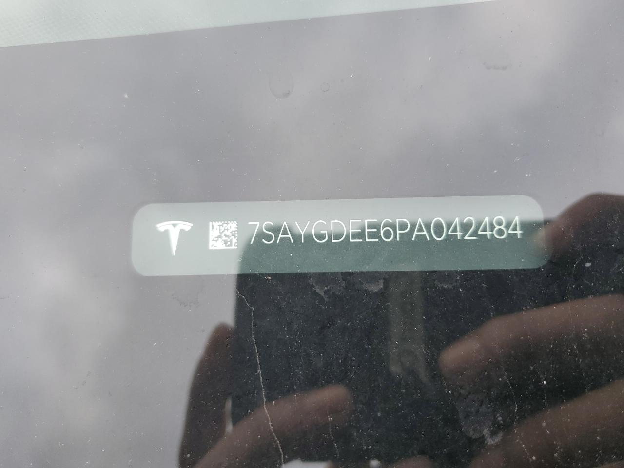 2023 TESLA MODEL Y VIN:7SAYGDEE6PA042484