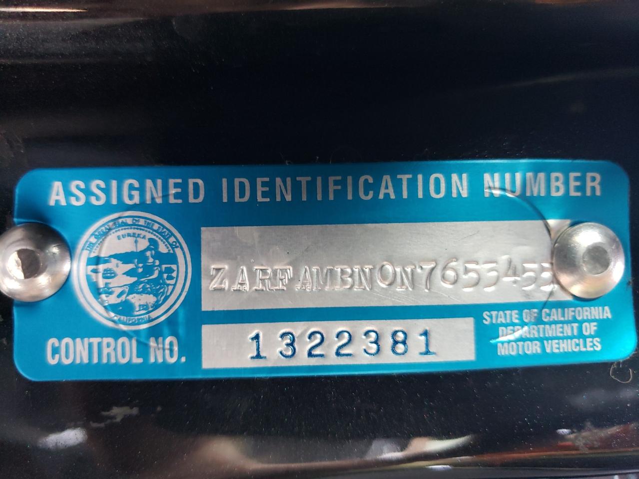 2022 ALFA ROMEO GIULIA SUPER VIN:ZARFAMBN0N7653455