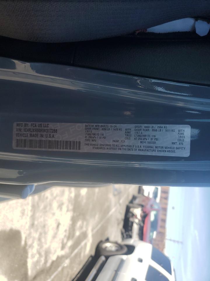 2024 JEEP WRANGLER RUBICON 4XE VIN:1C4RJXR60RW317288