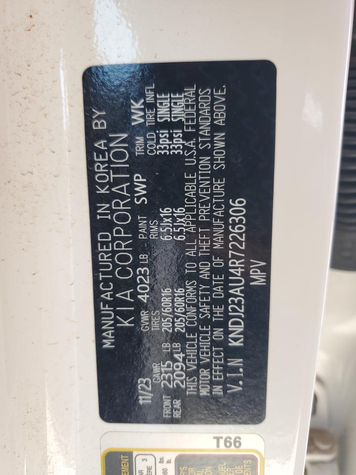 2024 KIA SOUL LX VIN:KNDJ23AU4R7226306