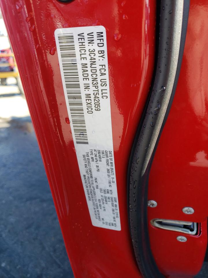 2023 JEEP COMPASS LIMITED VIN:3C4NJDCN3PT542059