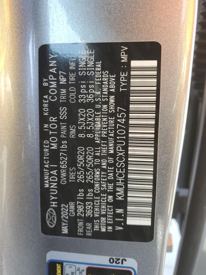 2023 GENESIS GV80 BASE VIN:KMUHCESCXPU107457