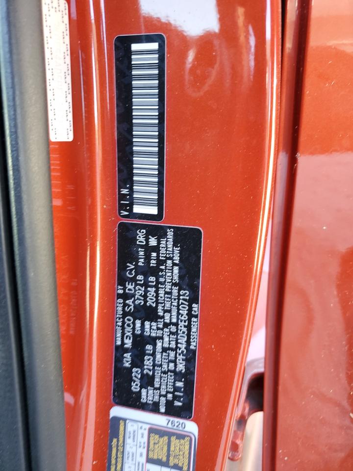 2023 KIA FORTE GT LINE VIN:3KPF54AD5PE640713