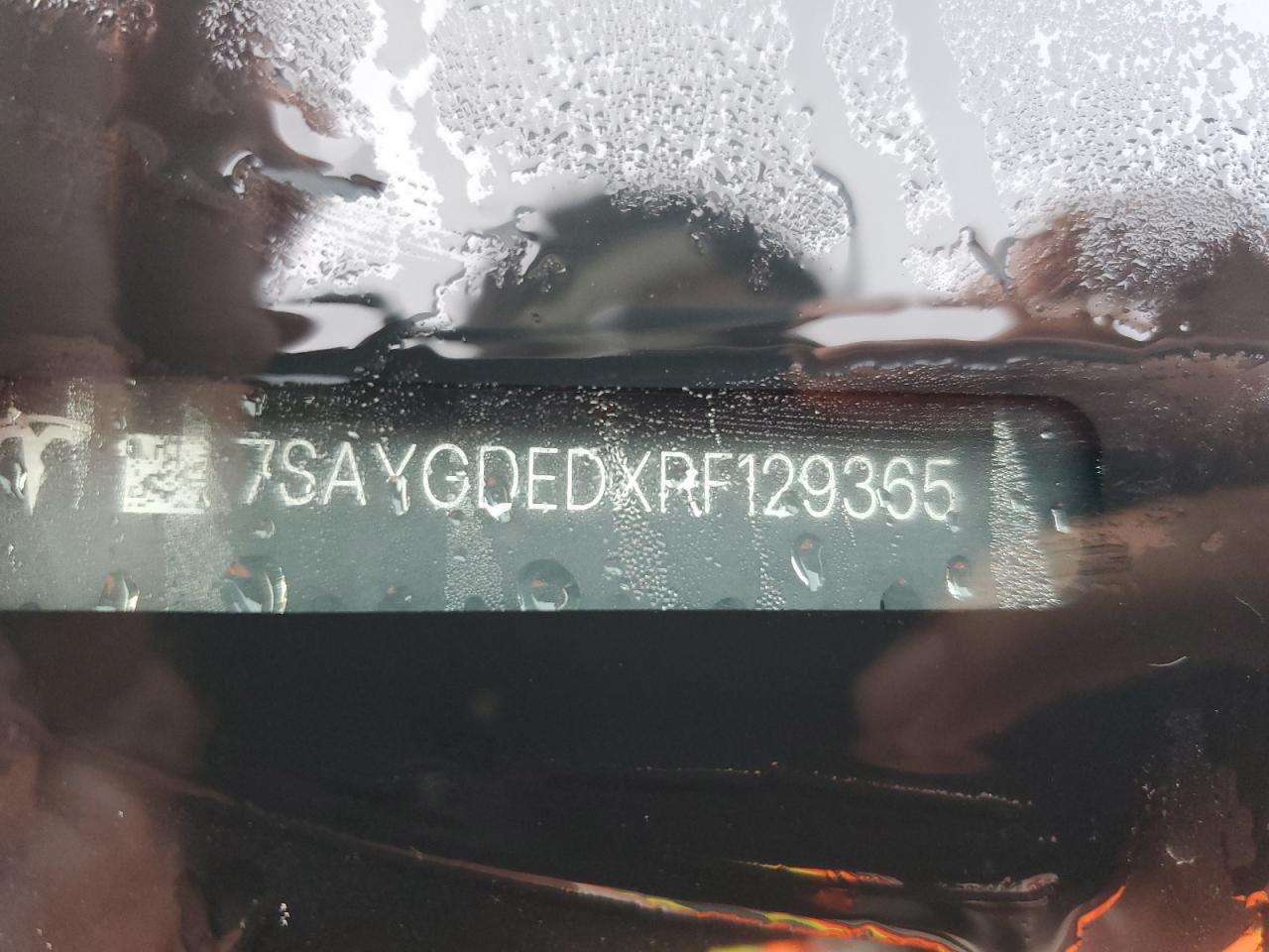 2024 TESLA MODEL Y VIN:7SAYGDEDXRF129365