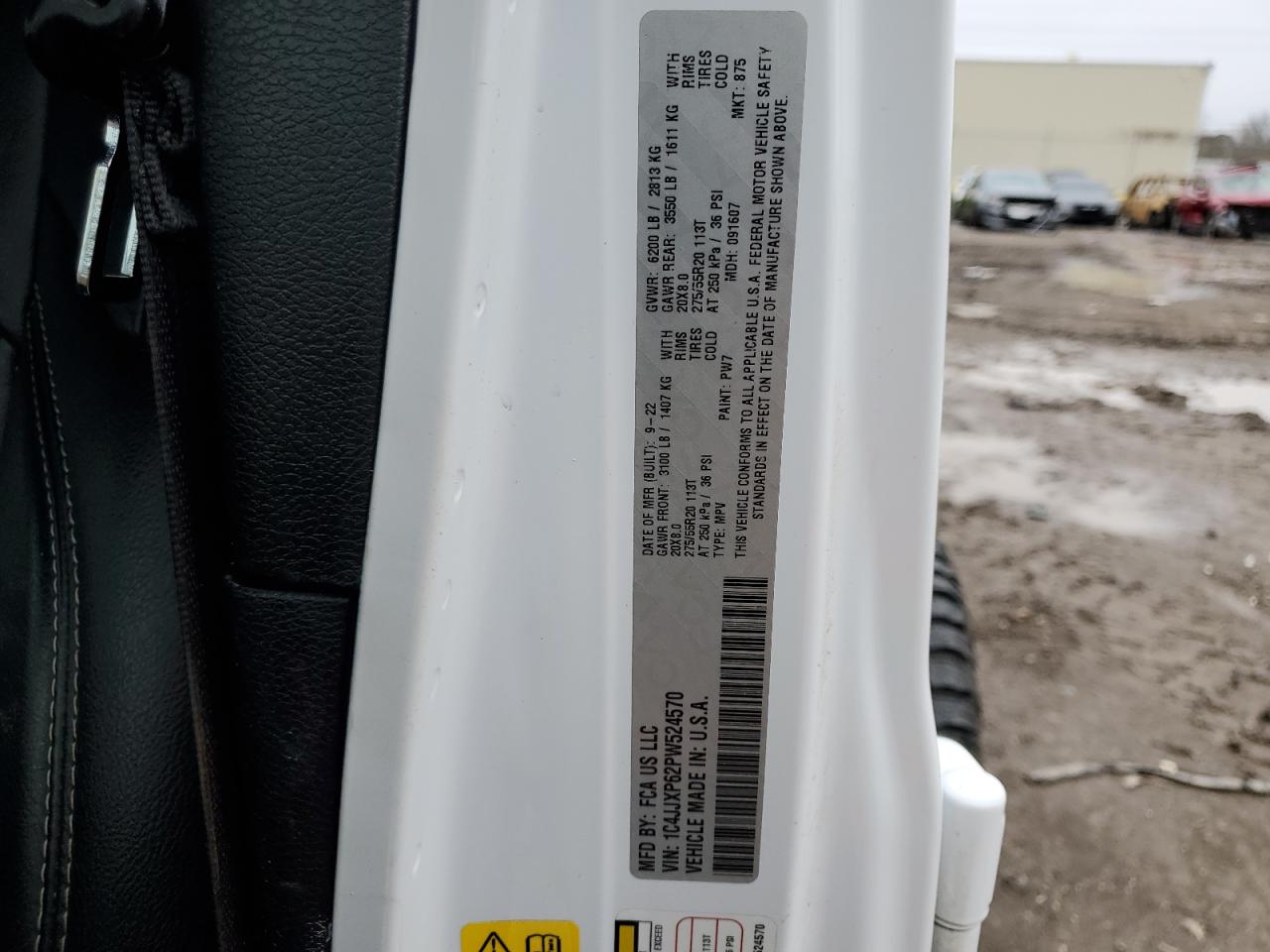 2023 JEEP WRANGLER SAHARA 4XE VIN:1C4JJXP62PW524570