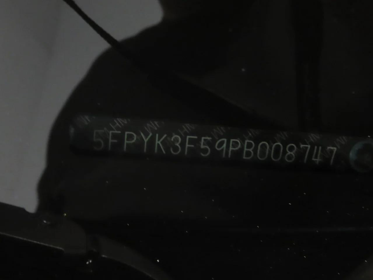 2023 HONDA RIDGELINE RTL VIN:5FPYK3F59PB008747