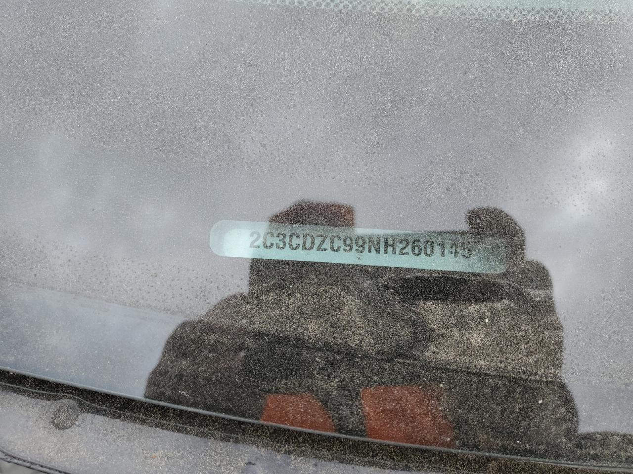 2022 DODGE CHALLENGER SRT HELLCAT VIN:2C3CDZC99NH260145