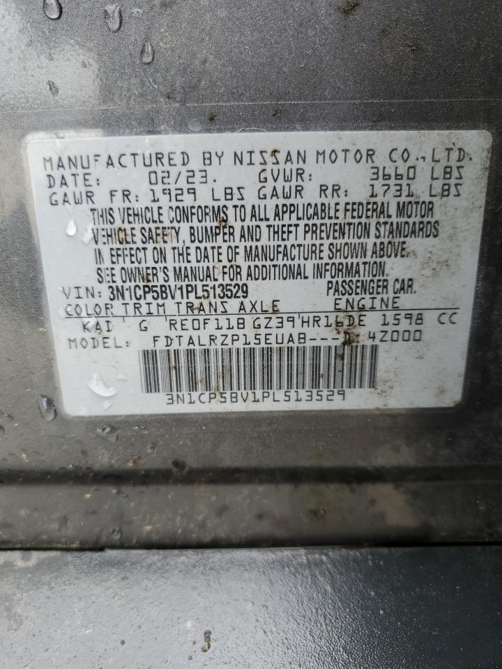 2023 NISSAN KICKS S VIN:3N1CP5BV1PL513529