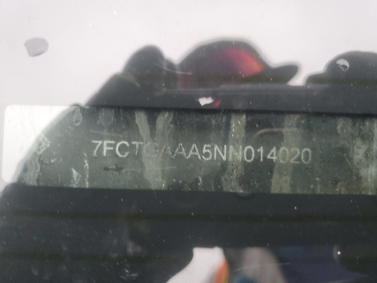 2022 RIVIAN R1T ADVENTURE VIN:7FCTGAAA5NN014020