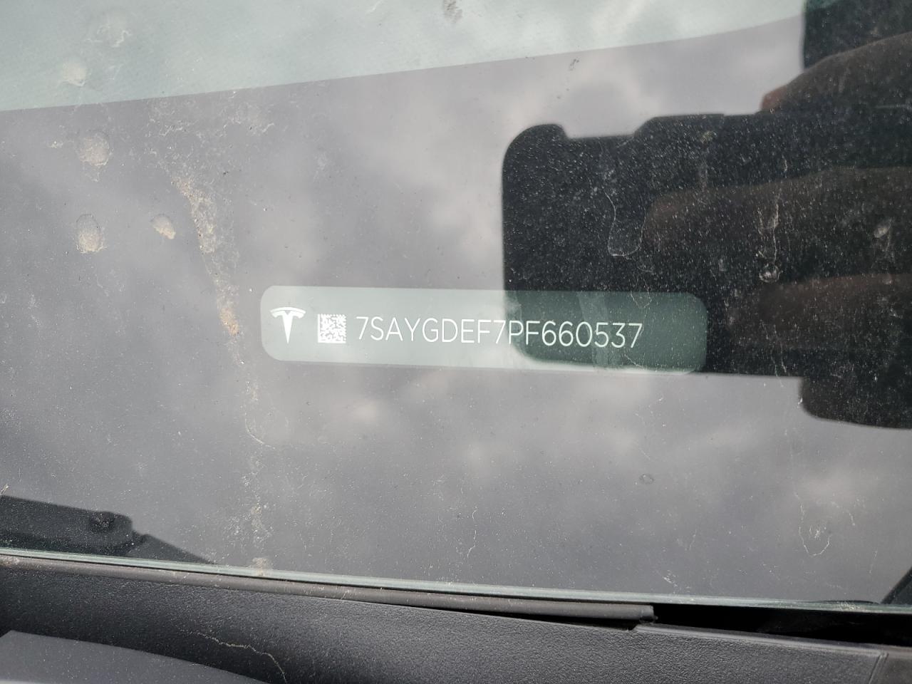 2023 TESLA MODEL Y VIN:7SAYGDEF7PF660537