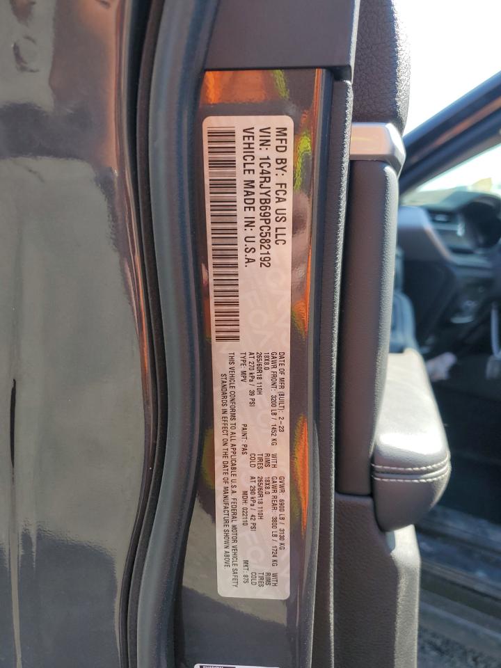 2023 JEEP GRAND CHEROKEE LIMITED 4XE VIN:1C4RJYB69PC582192
