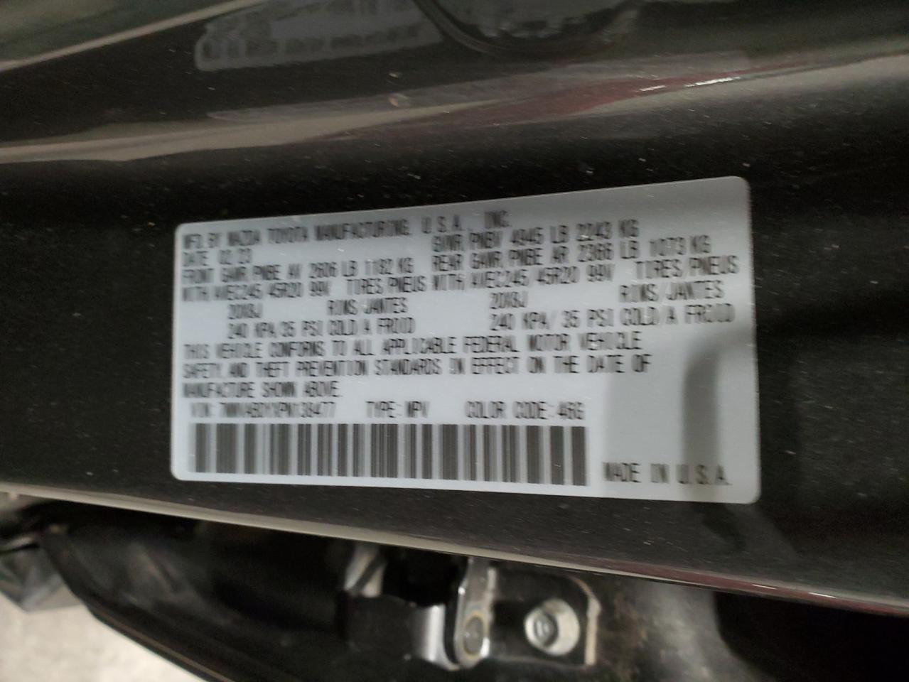 2023 MAZDA CX-50 PREMIUM VIN:7MMVABDYXPN138477