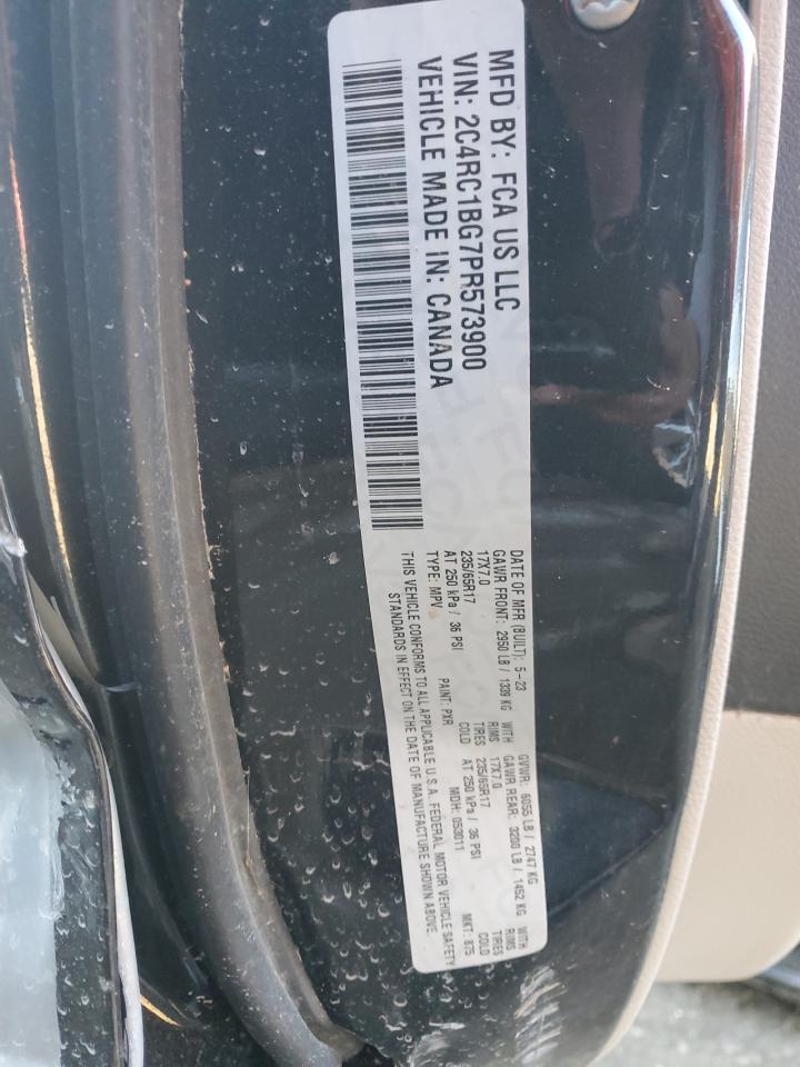 2023 CHRYSLER PACIFICA TOURING L VIN:2C4RC1BG7PR573900