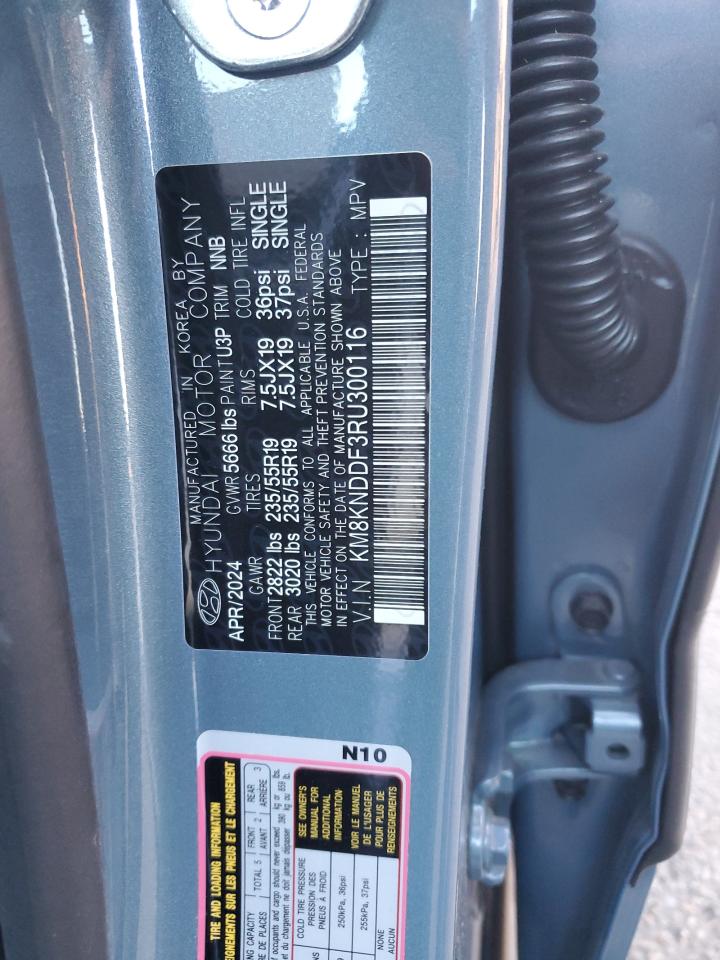 2024 HYUNDAI IONIQ 5 SEL VIN:KM8KNDDF3RU300116