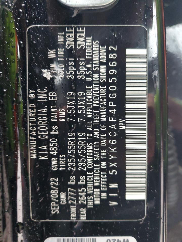 2023 KIA SPORTAGE X LINE VIN:5XYK6CAF4PG059682