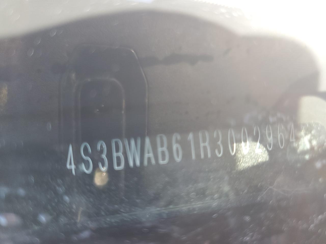 2024 SUBARU LEGACY VIN:4S3BWAB61R3002964