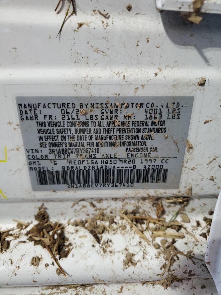 2024 NISSAN SENTRA SV VIN:3N1AB8CV7RY367410