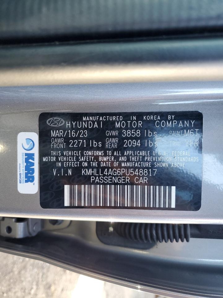 2023 HYUNDAI ELANTRA SE VIN:KMHLL4AG6PU548817
