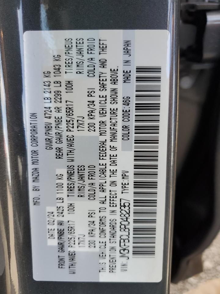 2024 MAZDA CX-5 PREFERRED VIN:JM3KFBCL8R0482357