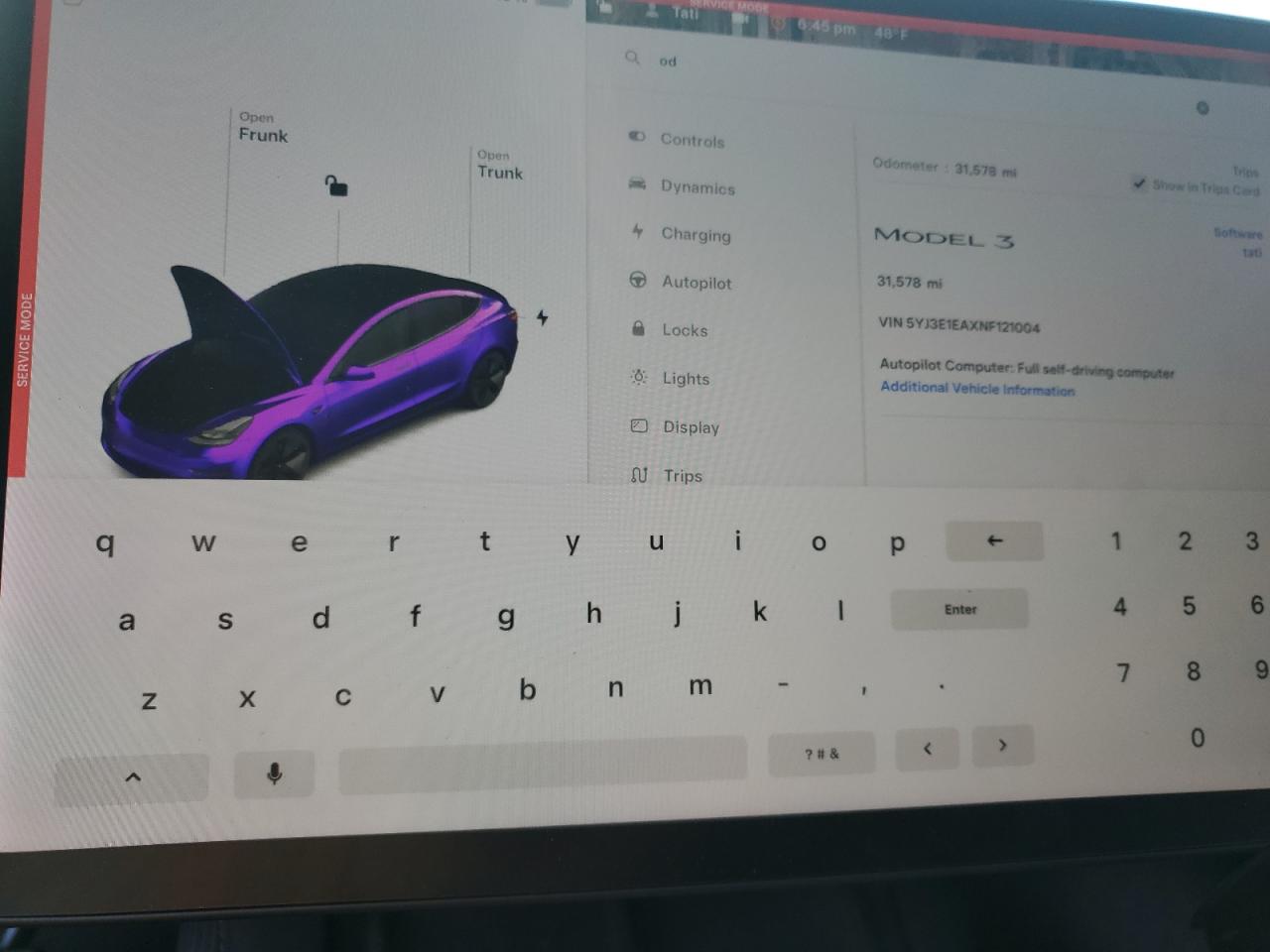 2022 TESLA MODEL 3 VIN:5YJ3E1EAXNF121004