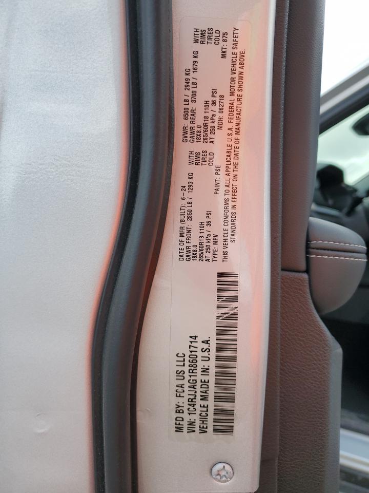 2024 JEEP GRAND CHEROKEE L LAREDO VIN:1C4RJJAG1R8601714