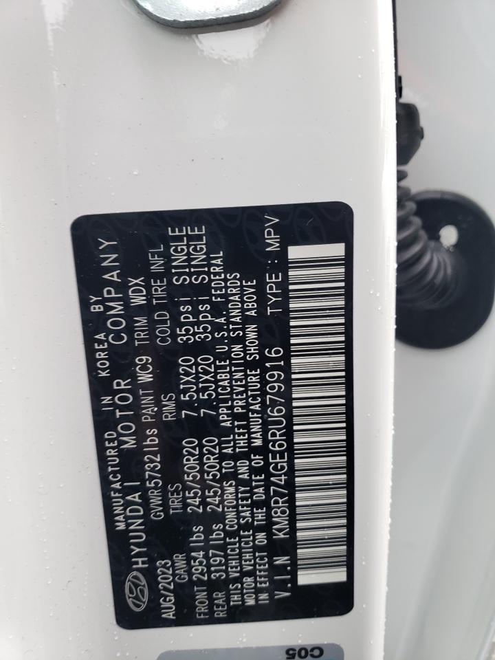 2024 HYUNDAI PALISADE CALLIGRAPHY VIN:KM8R74GE6RU679916