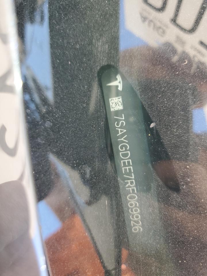 2024 TESLA MODEL Y VIN:7SAYGDEE7RF069926