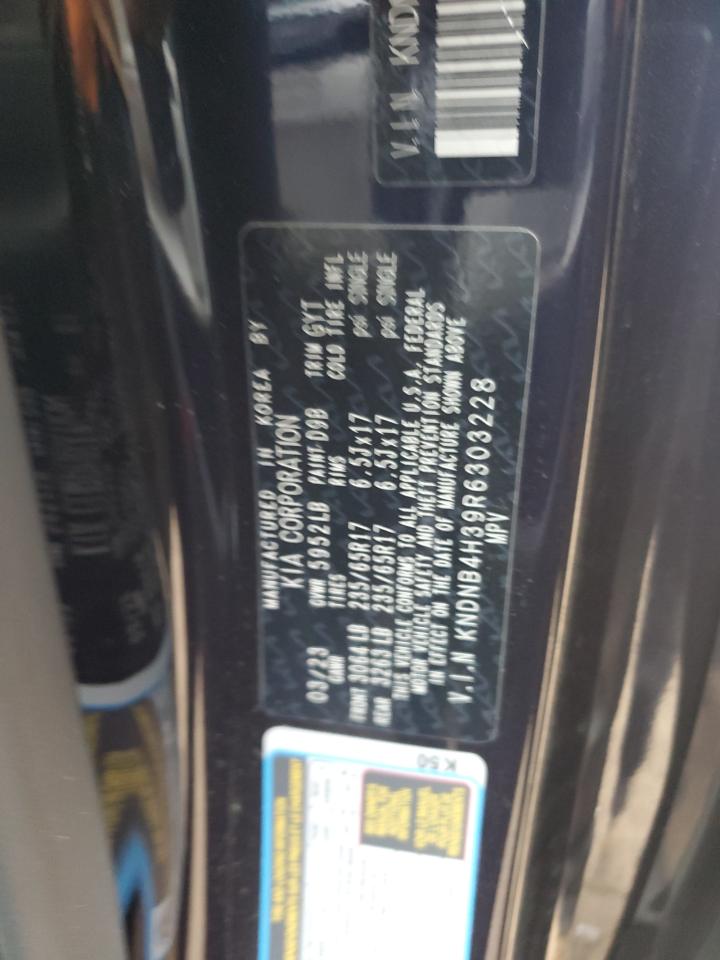 2024 KIA CARNIVAL LX VIN:KNDNB4H39R6303228