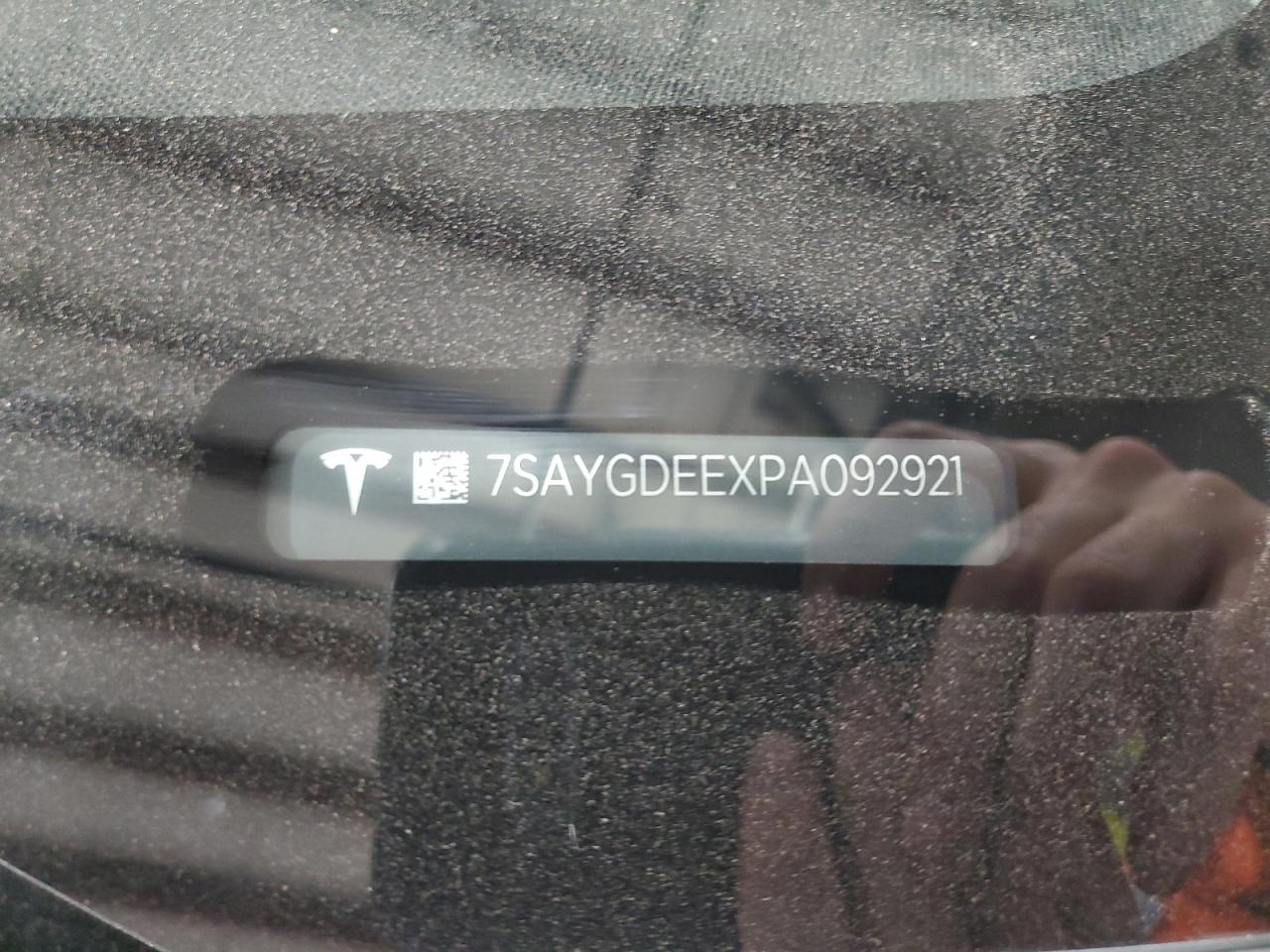 2023 TESLA MODEL Y VIN:7SAYGDEEXPA092921