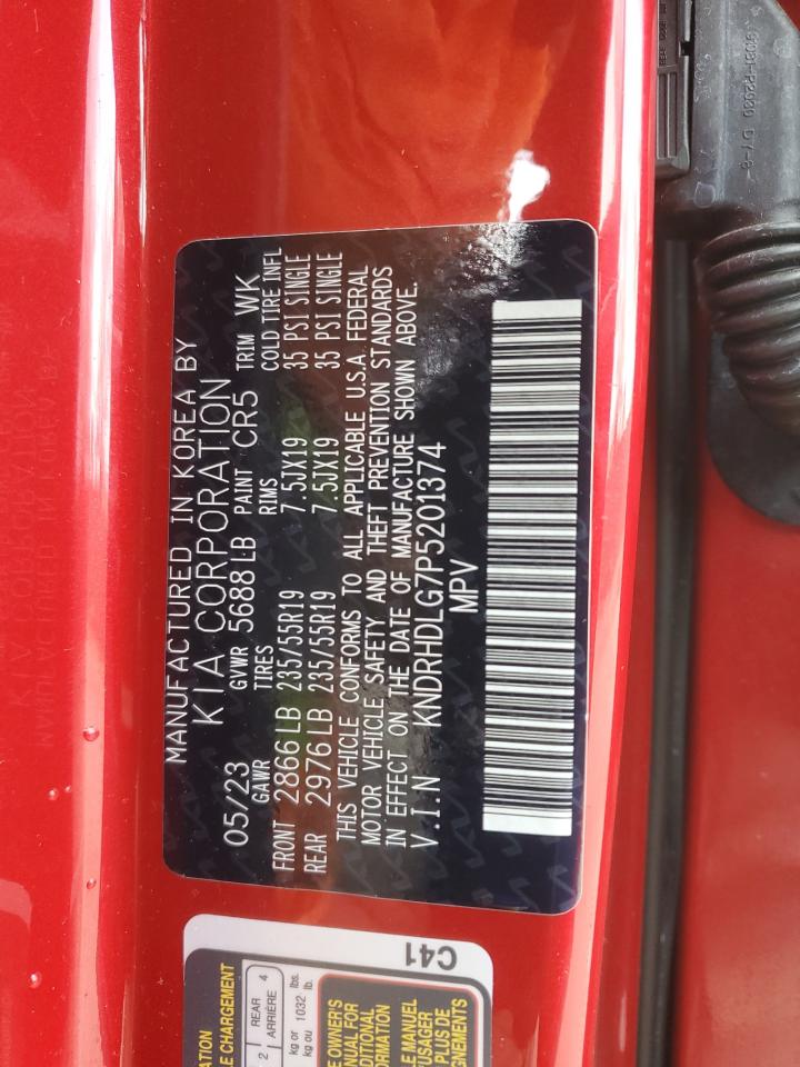 2023 KIA SORENTO EX VIN:KNDRHDLG7P5201374