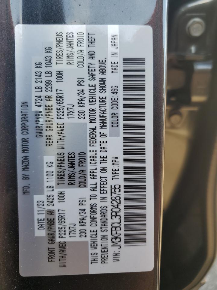 2024 MAZDA CX-5 PREFERRED VIN:JM3KFBCL3R0428755