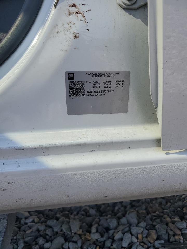 2022 CHEVROLET SILVERADO K3500 VIN:1GB4YSEY8NF348142