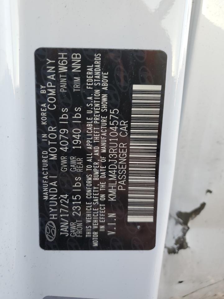 2024 HYUNDAI ELANTRA BLUE VIN:KMHLM4DJ3RU104575