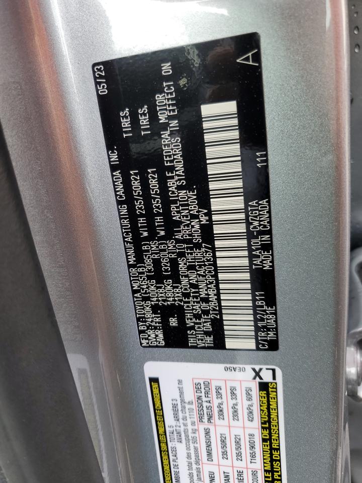 2023 LEXUS RX 350 BASE VIN:4T1BK1EB9DU071341