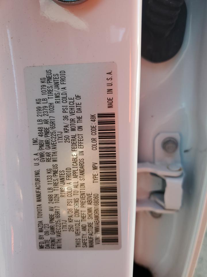 2024 MAZDA CX-50 SELECT VIN:7MMVABAM0RN168060