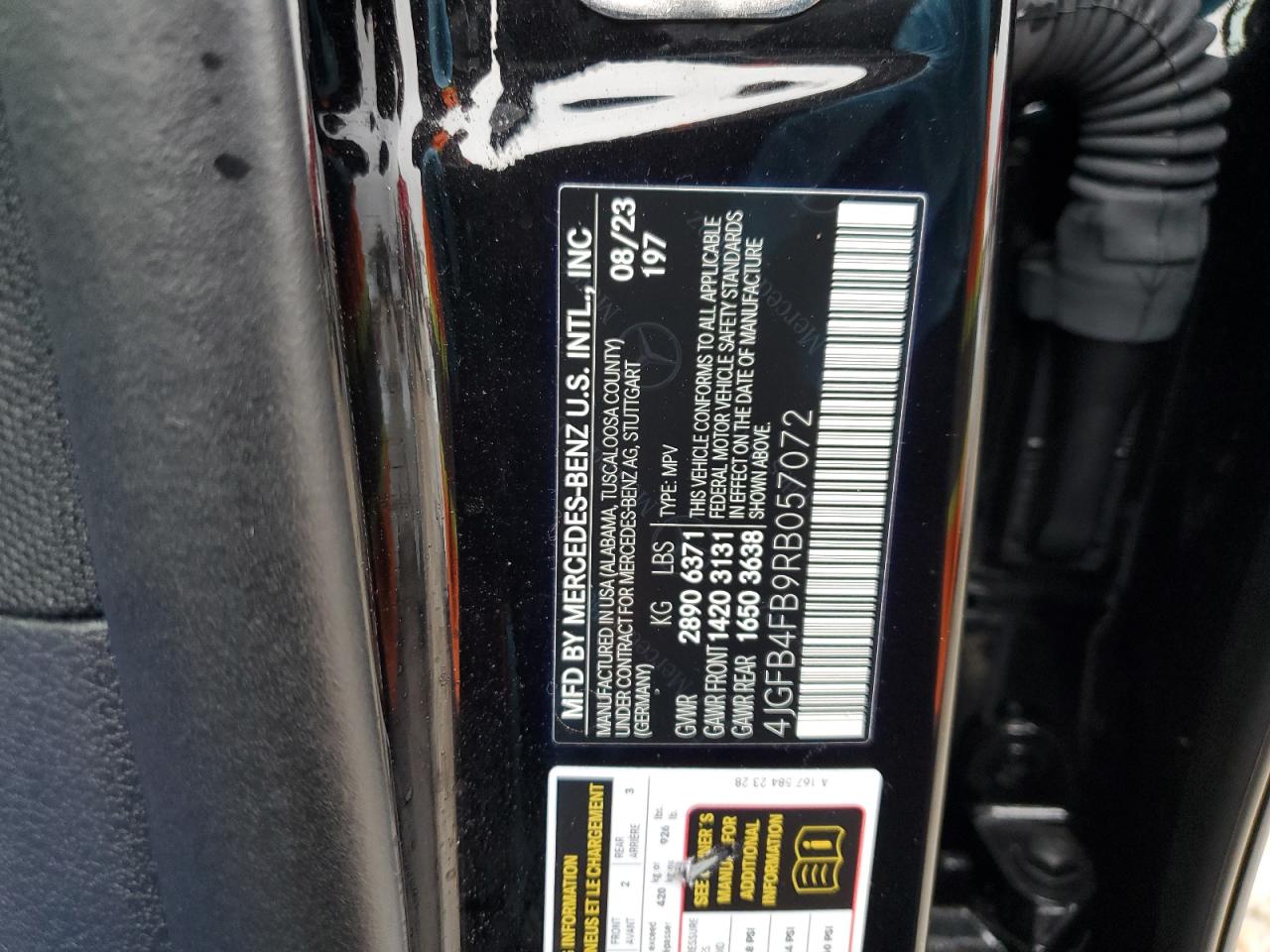 2024 MERCEDES-BENZ GLE 350 4MATIC VIN:1FTRF12288KD52639