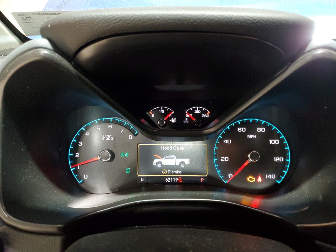 2022 CHEVROLET COLORADO Z71 VIN:1GCGTDEN3N1295517