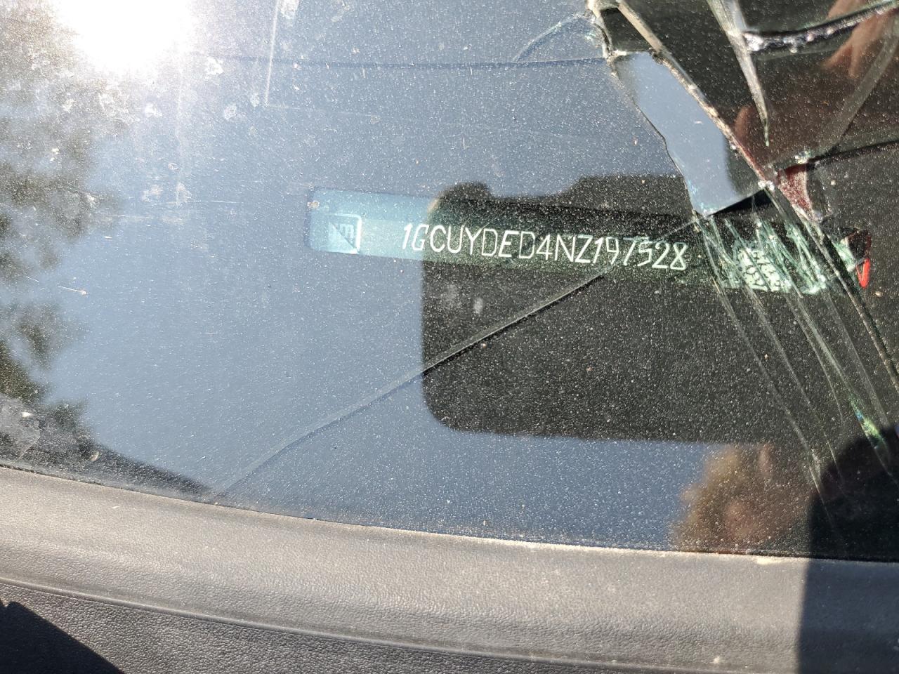 2022 CHEVROLET SILVERADO LTD K1500 LT VIN:1GCUYDED4NZ197528