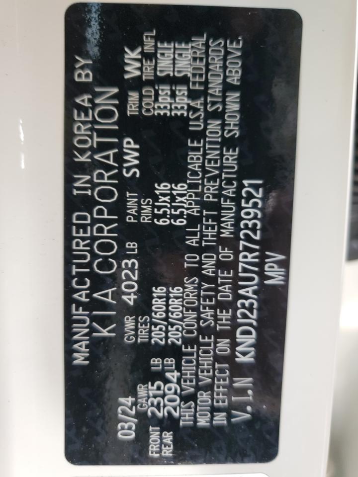2024 KIA SOUL LX VIN:KNDJ23AU7R7239521