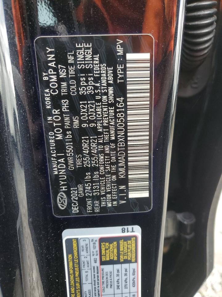 2022 GENESIS GV70 BASE VIN:KMUMADTBXNU058164