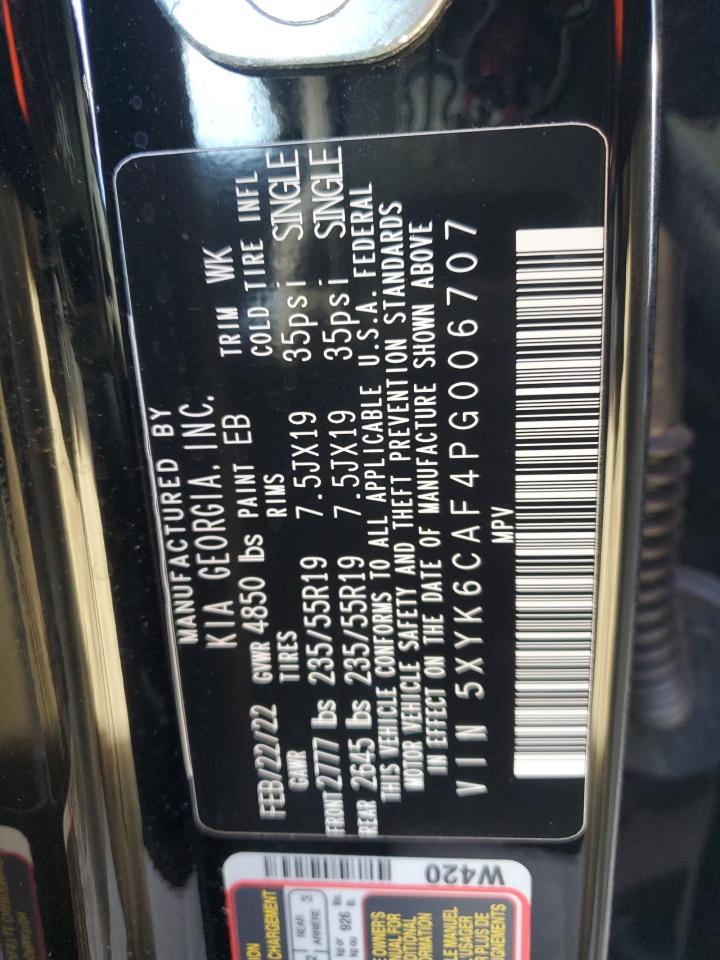 2023 KIA SPORTAGE X LINE VIN:5XYK6CAF4PG006707