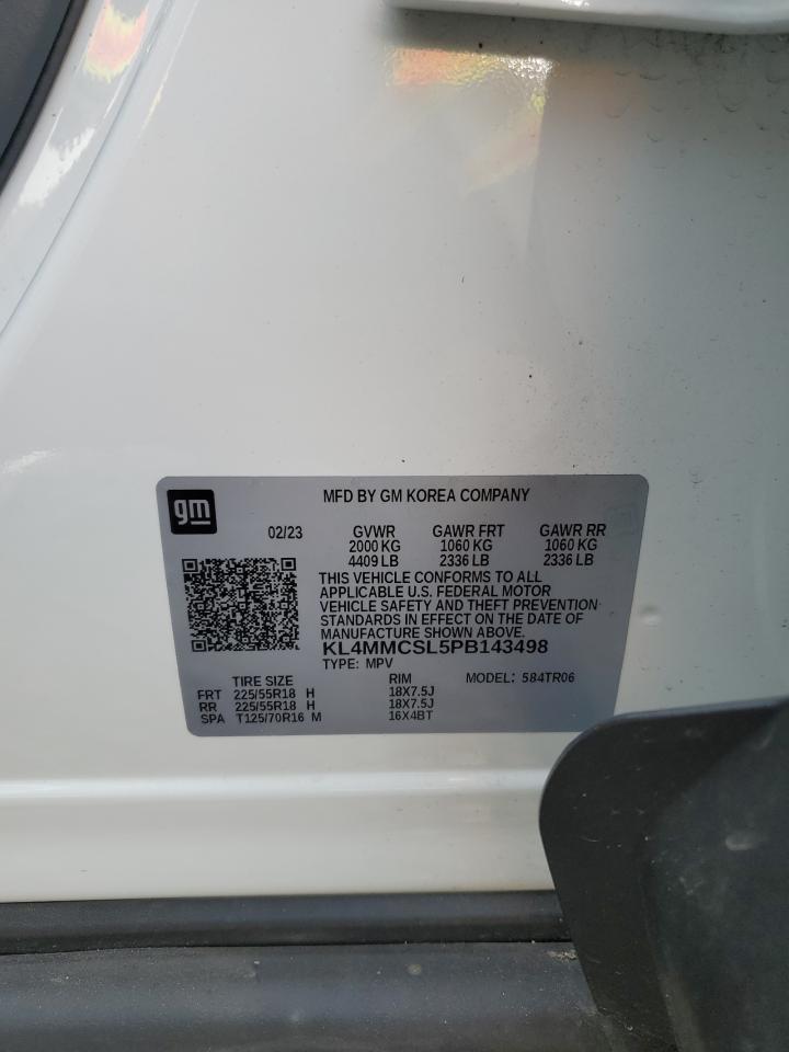 2023 BUICK ENCORE GX PREFERRED VIN:KL4MMCSL5PB143498