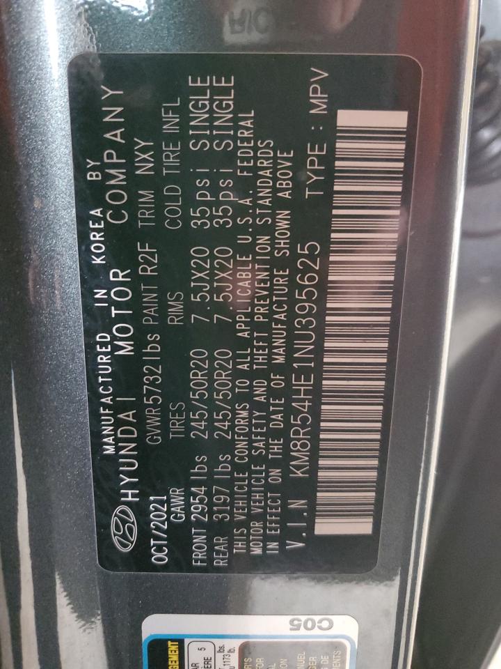 2022 HYUNDAI PALISADE LIMITED VIN:KM8R54HE1NU395625